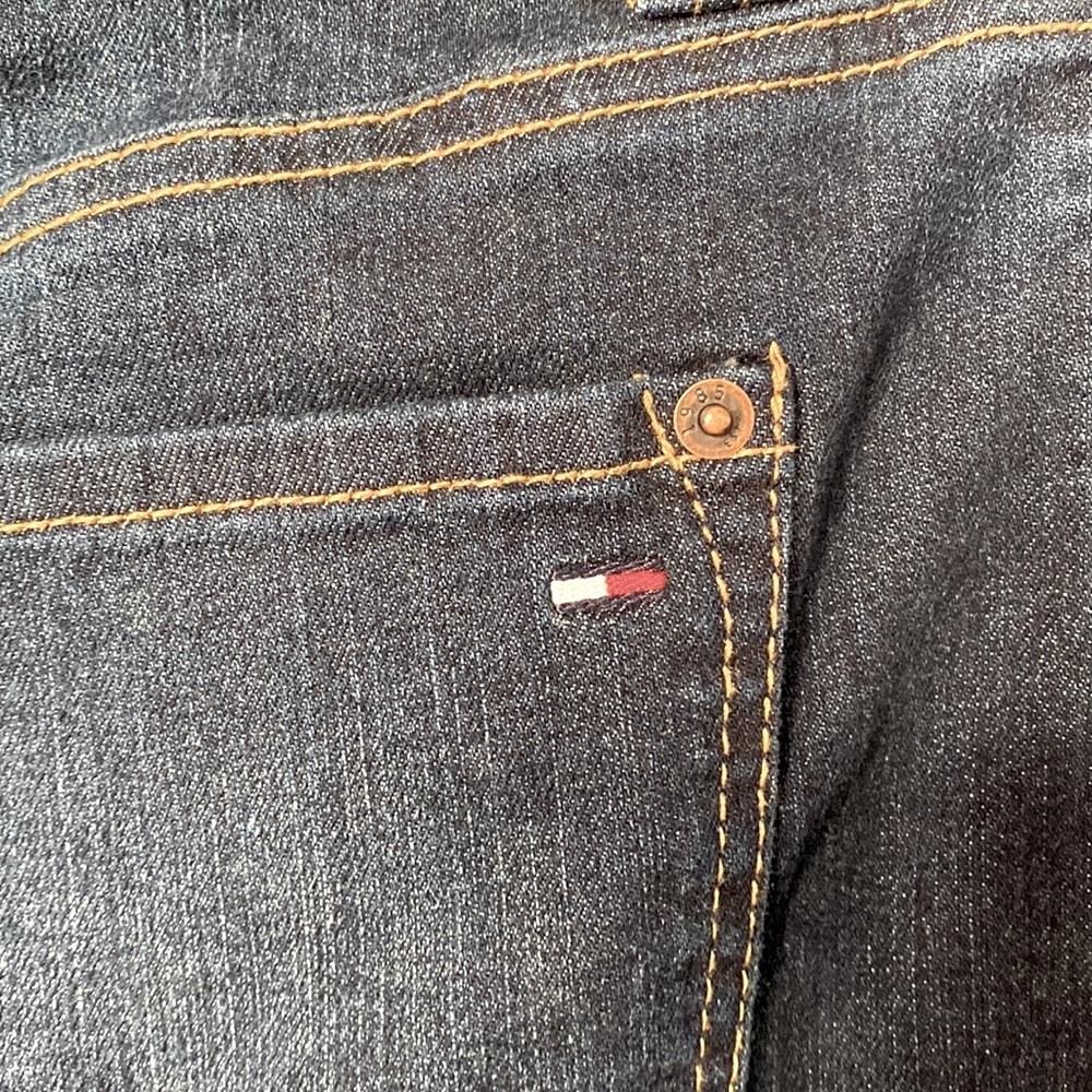 Tommy Hilfiger Denim Jean Mini Skirt Size 6 - Picture 3 of 6